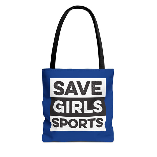 Save Girls Sports Tote Bag (Blue)