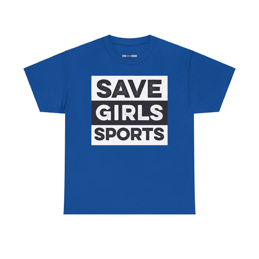 Save Girls Sports Cotton Tee (Blue)