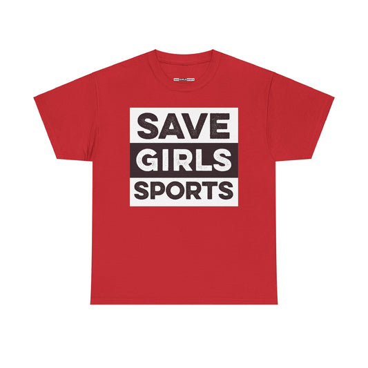 Save Girls Sports Cotton Tee (Red)